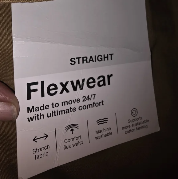 2 For $20 Williams Sonoma Utility Khaki Cargo Pants, Flexwear, Gorpcore - Picture 8 of 9